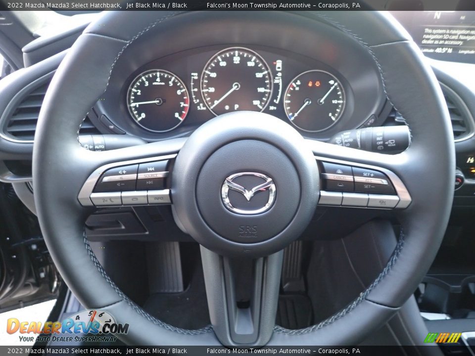 2022 Mazda Mazda3 Select Hatchback Steering Wheel Photo #16