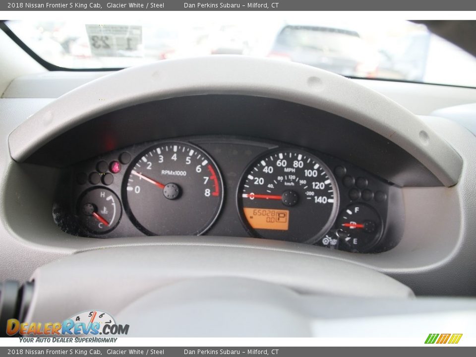 2018 Nissan Frontier S King Cab Glacier White / Steel Photo #15