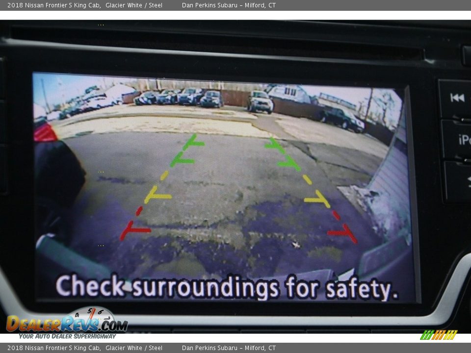 2018 Nissan Frontier S King Cab Glacier White / Steel Photo #17