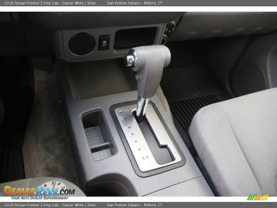 2018 Nissan Frontier S King Cab Glacier White / Steel Photo #18