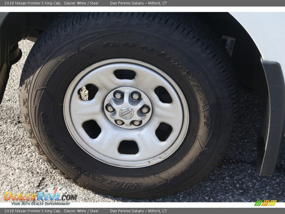 2018 Nissan Frontier S King Cab Glacier White / Steel Photo #19