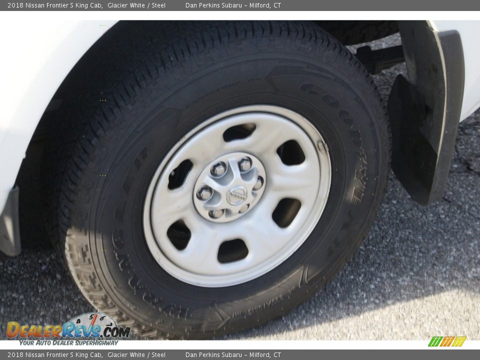 2018 Nissan Frontier S King Cab Glacier White / Steel Photo #21