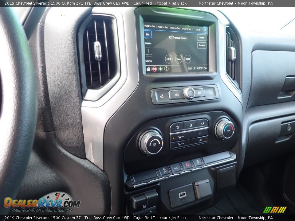 2019 Chevrolet Silverado 1500 Custom Z71 Trail Boss Crew Cab 4WD Cajun Red Tintcoat / Jet Black Photo #27