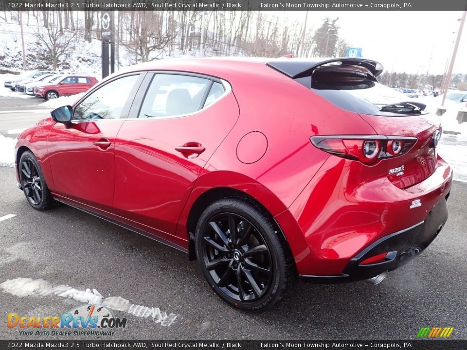 2022 Mazda Mazda3 2.5 Turbo Hatchback AWD Soul Red Crystal Metallic / Black Photo #5