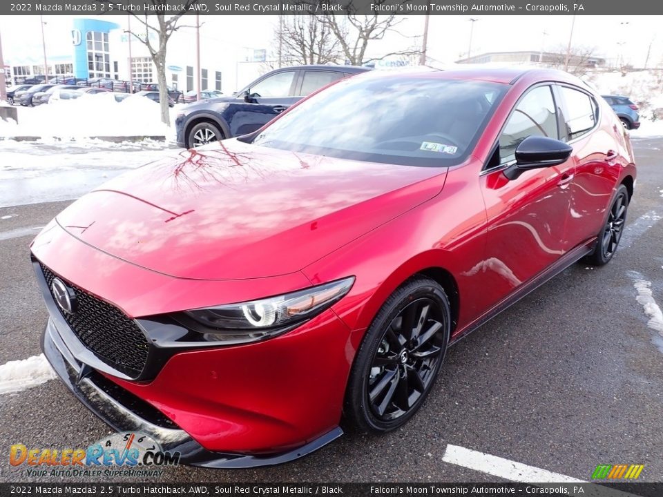 Front 3/4 View of 2022 Mazda Mazda3 2.5 Turbo Hatchback AWD Photo #7