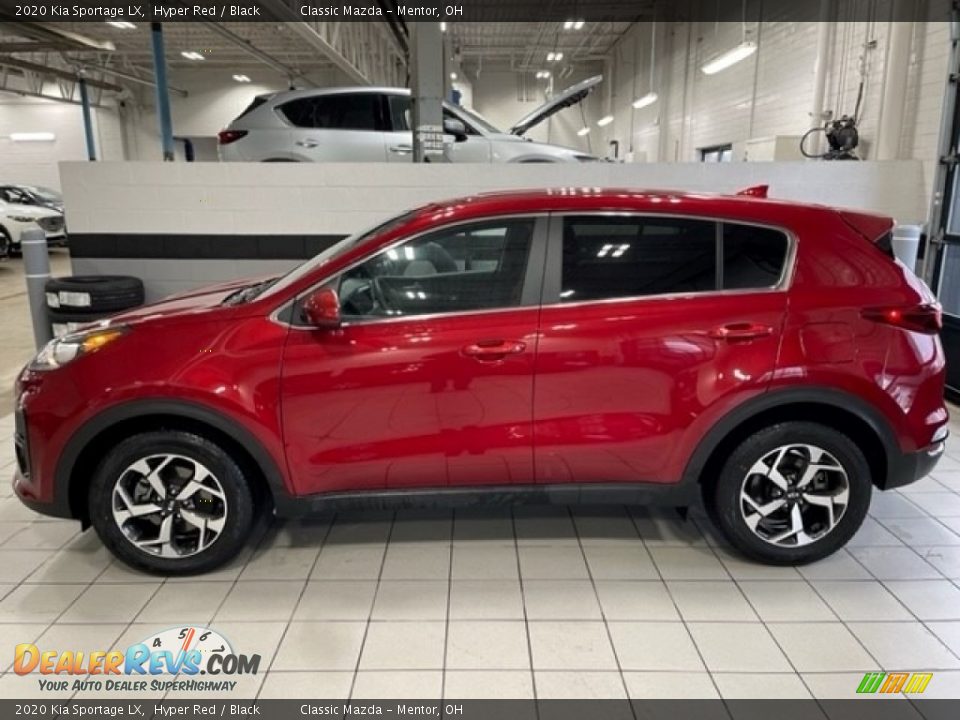 2020 Kia Sportage LX Hyper Red / Black Photo #3