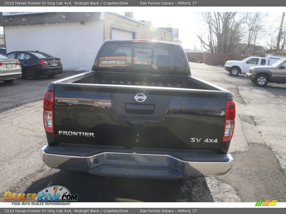 2019 Nissan Frontier SV King Cab 4x4 Midnight Black / Graphite/Steel Photo #6