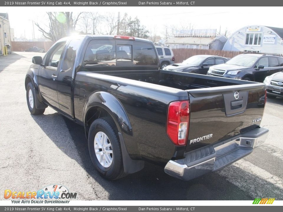 2019 Nissan Frontier SV King Cab 4x4 Midnight Black / Graphite/Steel Photo #7