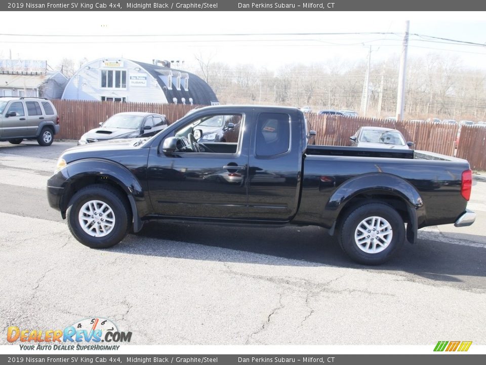 2019 Nissan Frontier SV King Cab 4x4 Midnight Black / Graphite/Steel Photo #8