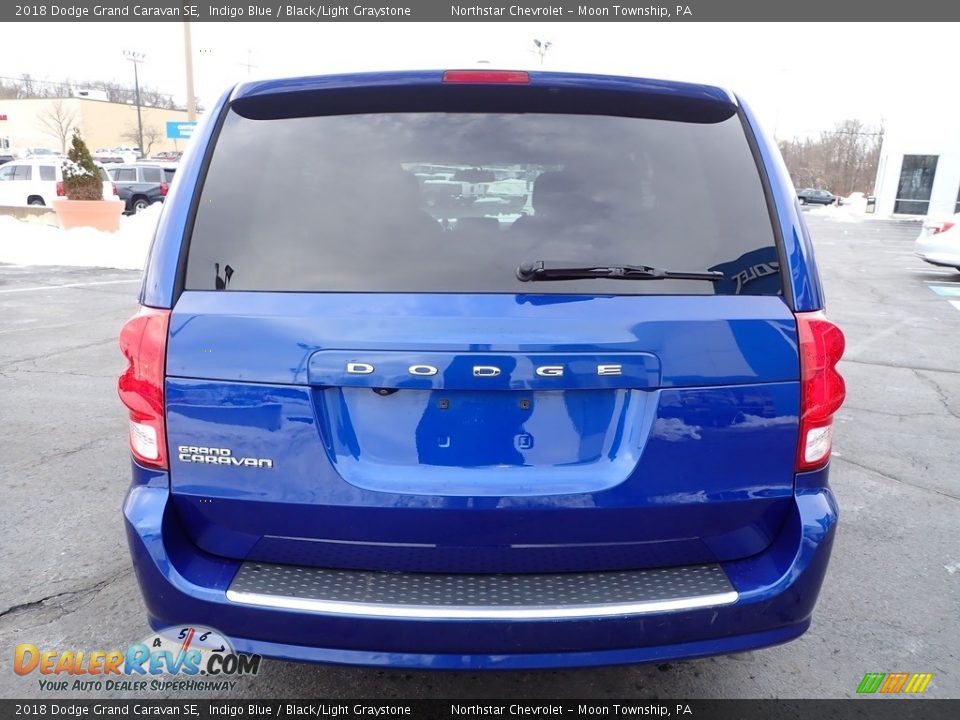 2018 Dodge Grand Caravan SE Indigo Blue / Black/Light Graystone Photo #6