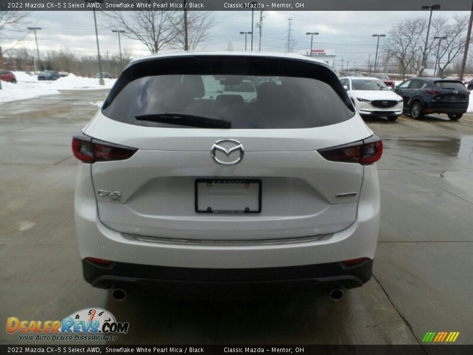 2022 Mazda CX-5 S Select AWD Snowflake White Pearl Mica / Black Photo #5