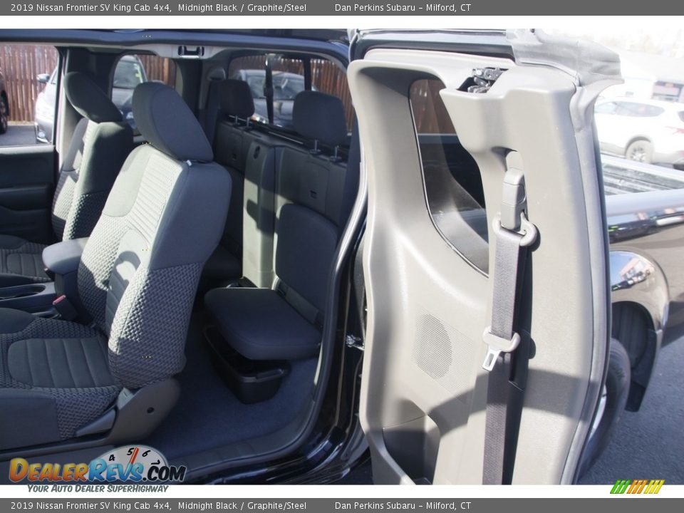 2019 Nissan Frontier SV King Cab 4x4 Midnight Black / Graphite/Steel Photo #11