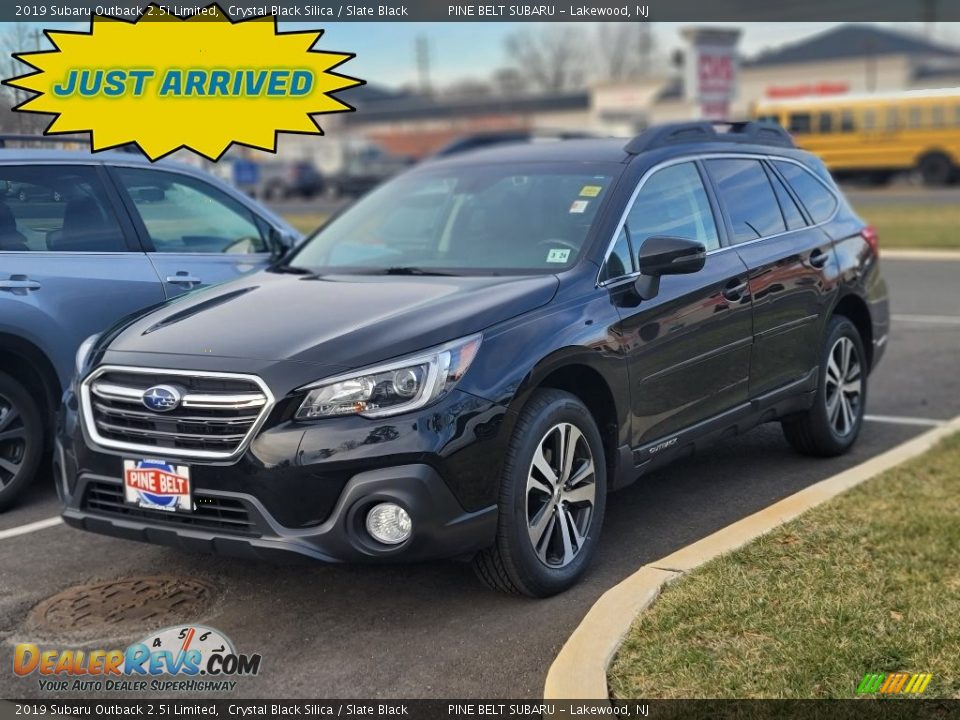 2019 Subaru Outback 2.5i Limited Crystal Black Silica / Slate Black Photo #1