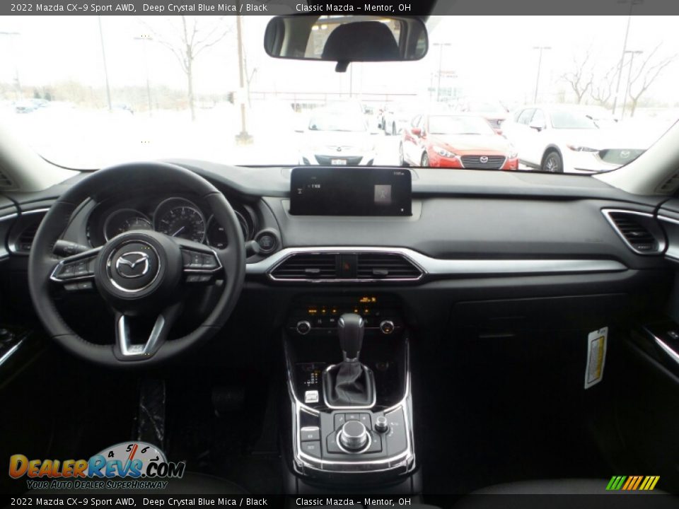 2022 Mazda CX-9 Sport AWD Deep Crystal Blue Mica / Black Photo #3