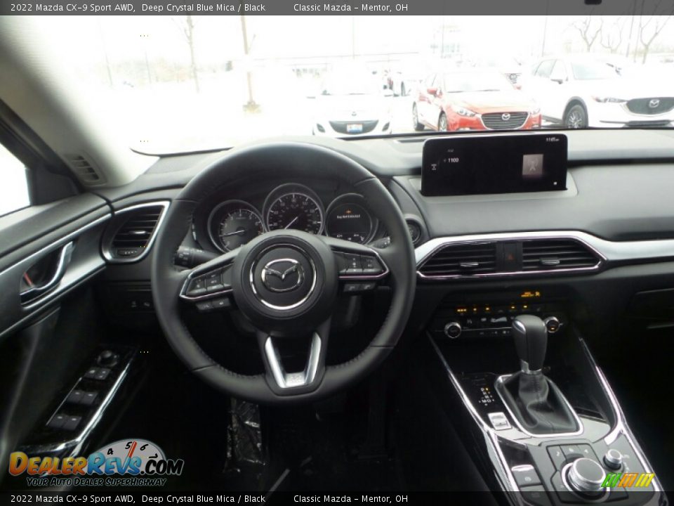 2022 Mazda CX-9 Sport AWD Deep Crystal Blue Mica / Black Photo #4