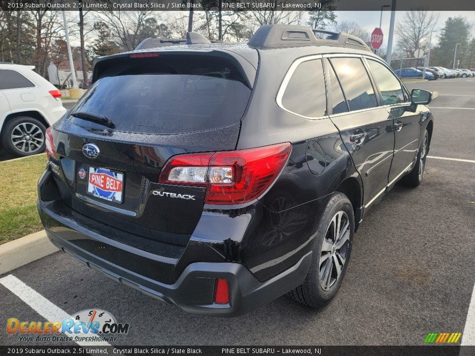 2019 Subaru Outback 2.5i Limited Crystal Black Silica / Slate Black Photo #3