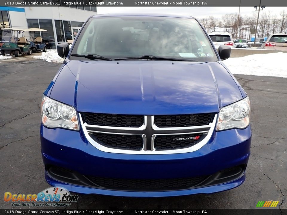 2018 Dodge Grand Caravan SE Indigo Blue / Black/Light Graystone Photo #13