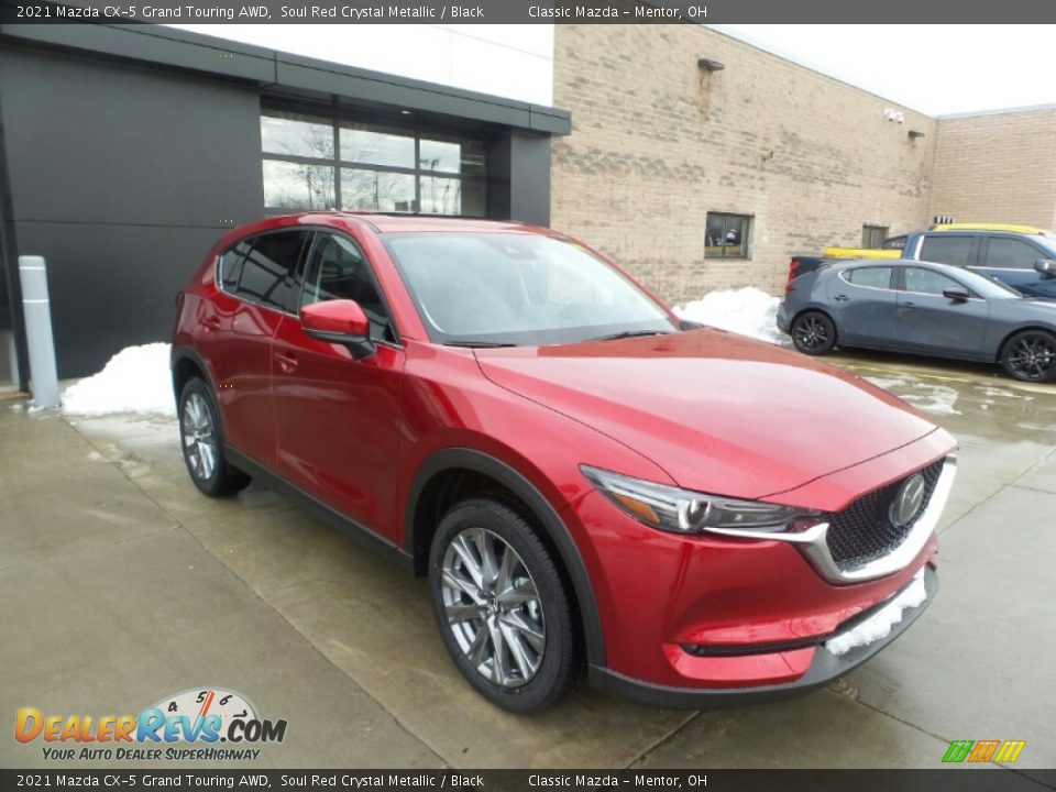 2021 Mazda CX-5 Grand Touring AWD Soul Red Crystal Metallic / Black Photo #1