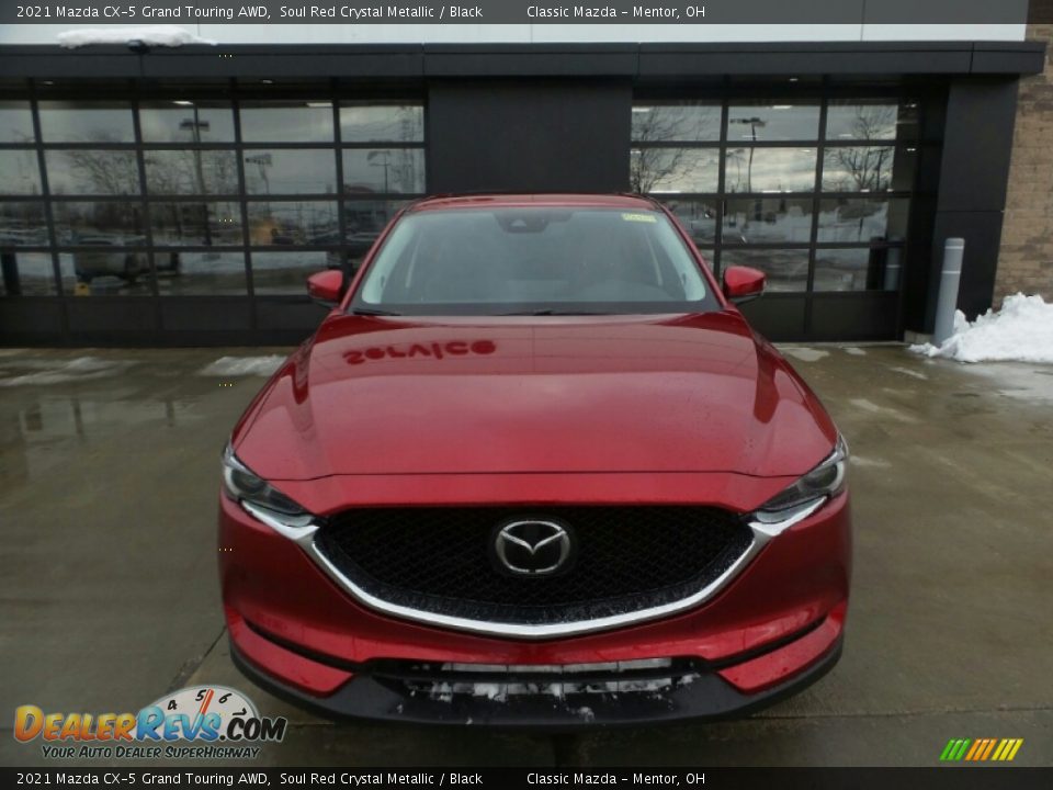 2021 Mazda CX-5 Grand Touring AWD Soul Red Crystal Metallic / Black Photo #2