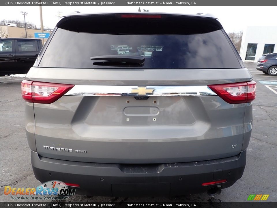 2019 Chevrolet Traverse LT AWD Pepperdust Metallic / Jet Black Photo #7