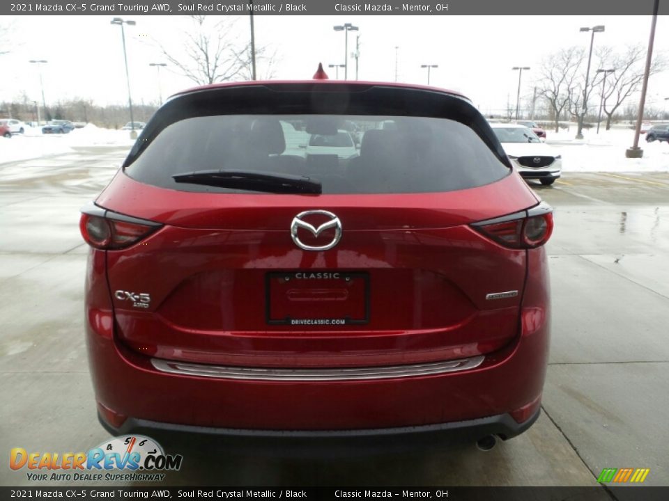 2021 Mazda CX-5 Grand Touring AWD Soul Red Crystal Metallic / Black Photo #5