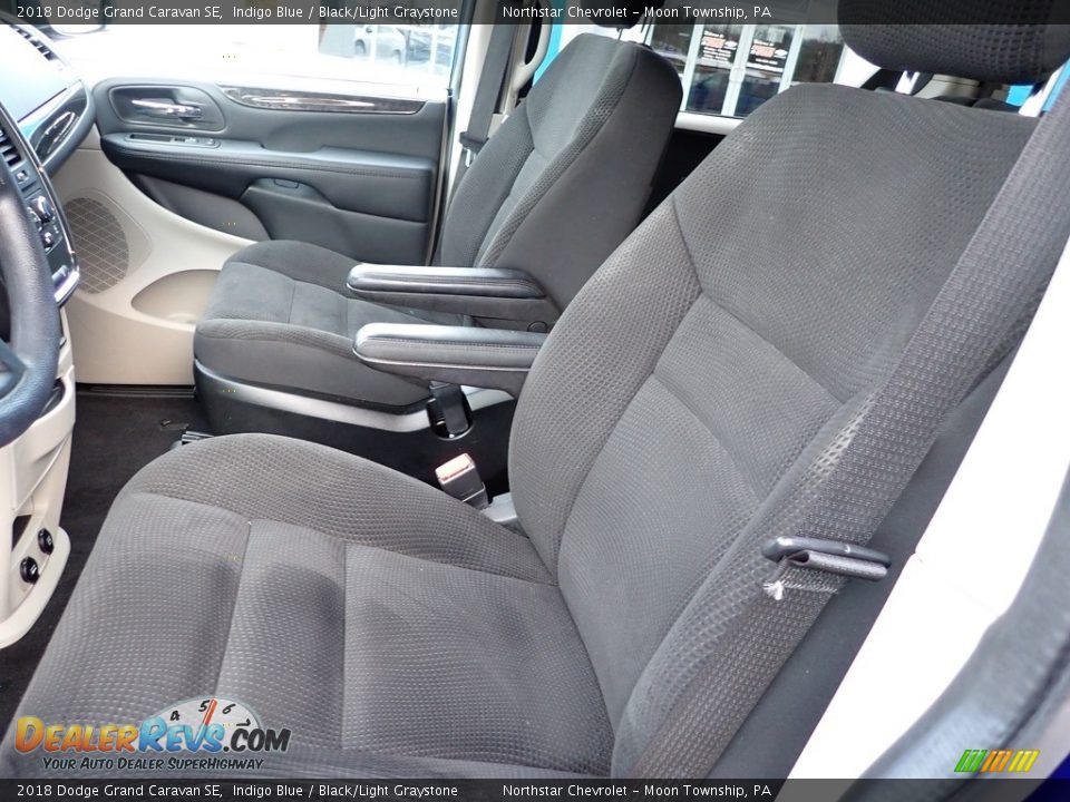 2018 Dodge Grand Caravan SE Indigo Blue / Black/Light Graystone Photo #20