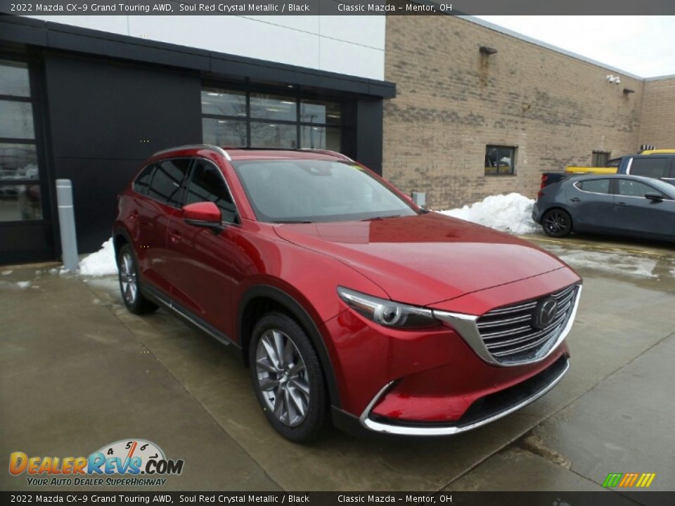 2022 Mazda CX-9 Grand Touring AWD Soul Red Crystal Metallic / Black Photo #1