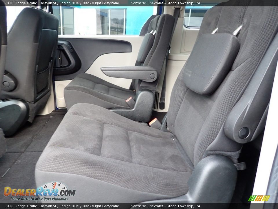 2018 Dodge Grand Caravan SE Indigo Blue / Black/Light Graystone Photo #21