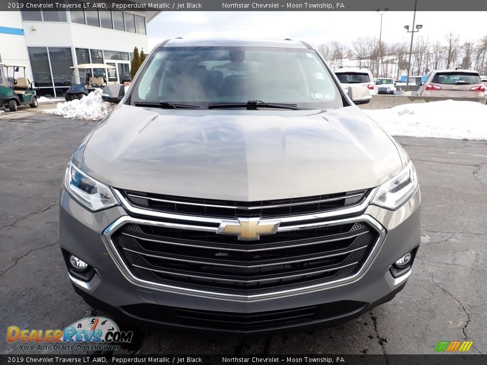 2019 Chevrolet Traverse LT AWD Pepperdust Metallic / Jet Black Photo #13