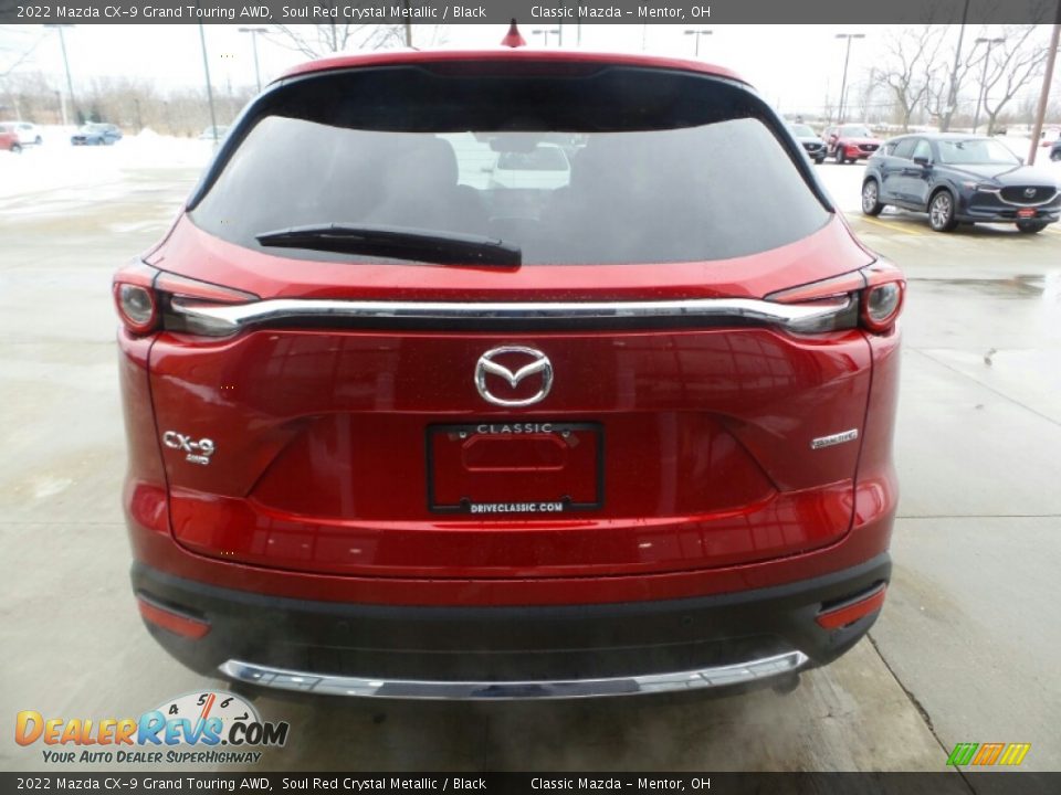 2022 Mazda CX-9 Grand Touring AWD Soul Red Crystal Metallic / Black Photo #5
