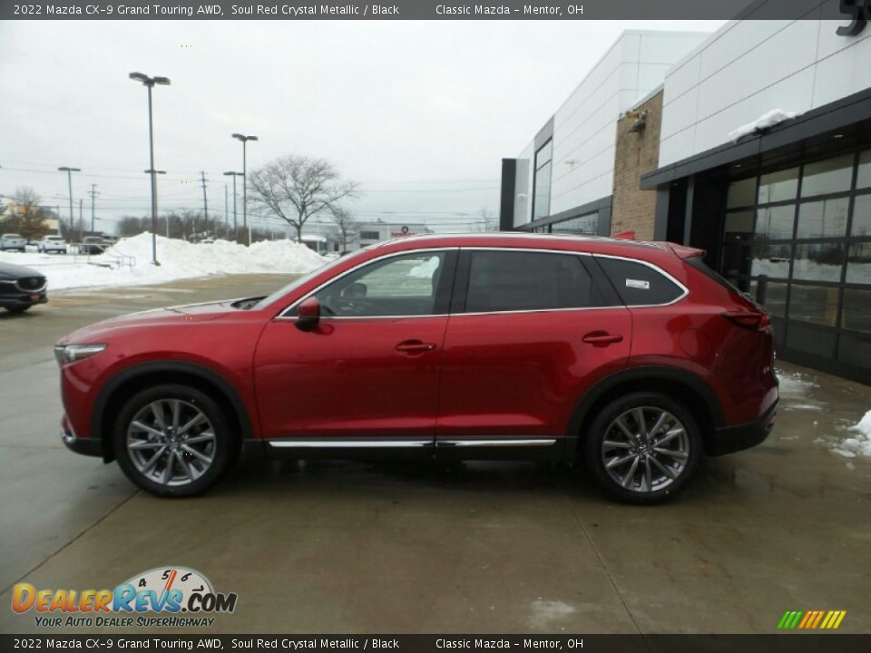 2022 Mazda CX-9 Grand Touring AWD Soul Red Crystal Metallic / Black Photo #6