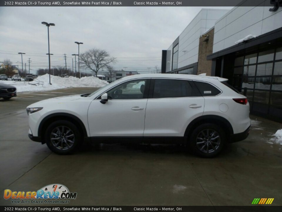 2022 Mazda CX-9 Touring AWD Snowflake White Pearl Mica / Black Photo #6