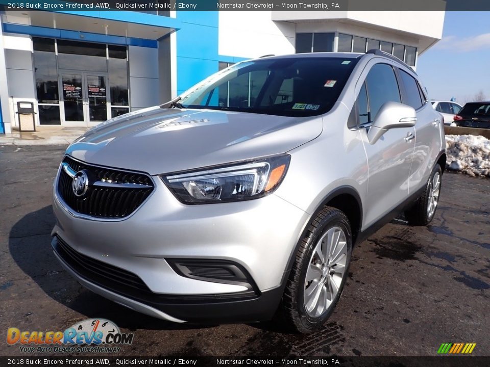 Quicksilver Metallic 2018 Buick Encore Preferred AWD Photo #2