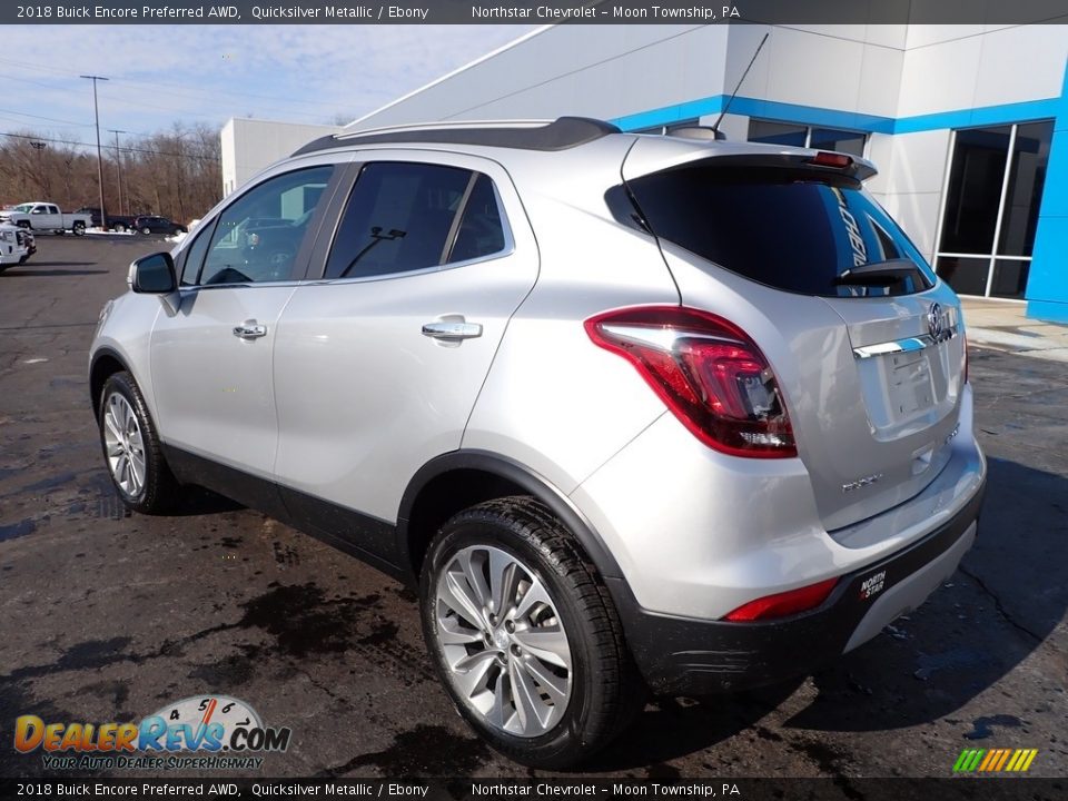 2018 Buick Encore Preferred AWD Quicksilver Metallic / Ebony Photo #4