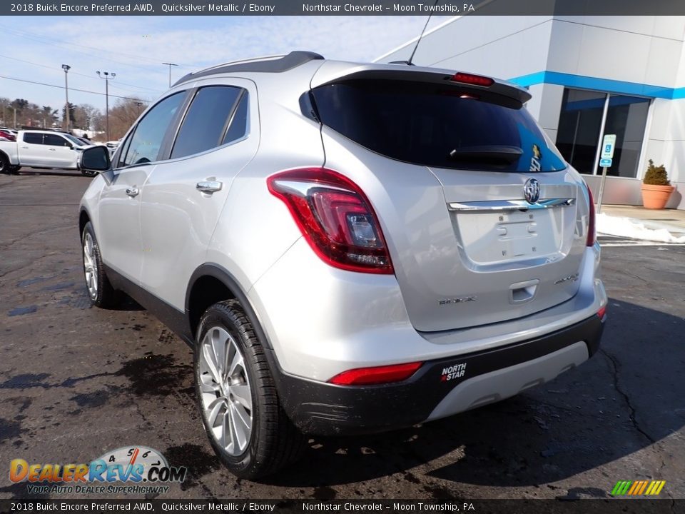 2018 Buick Encore Preferred AWD Quicksilver Metallic / Ebony Photo #5