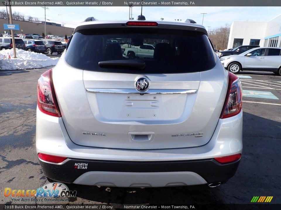 2018 Buick Encore Preferred AWD Quicksilver Metallic / Ebony Photo #6