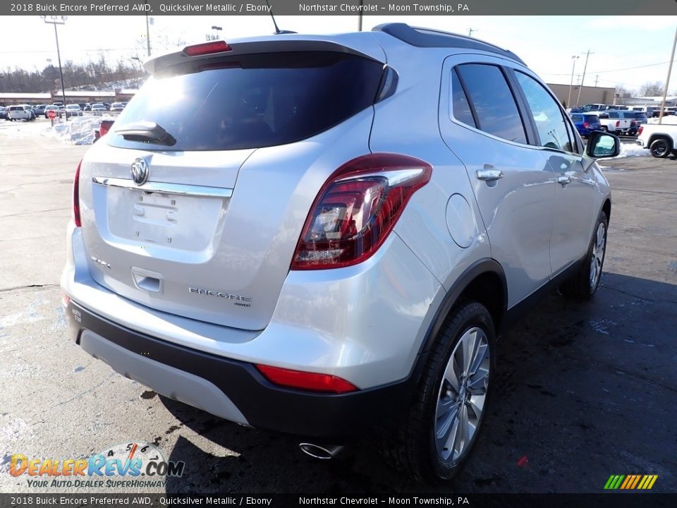 2018 Buick Encore Preferred AWD Quicksilver Metallic / Ebony Photo #8