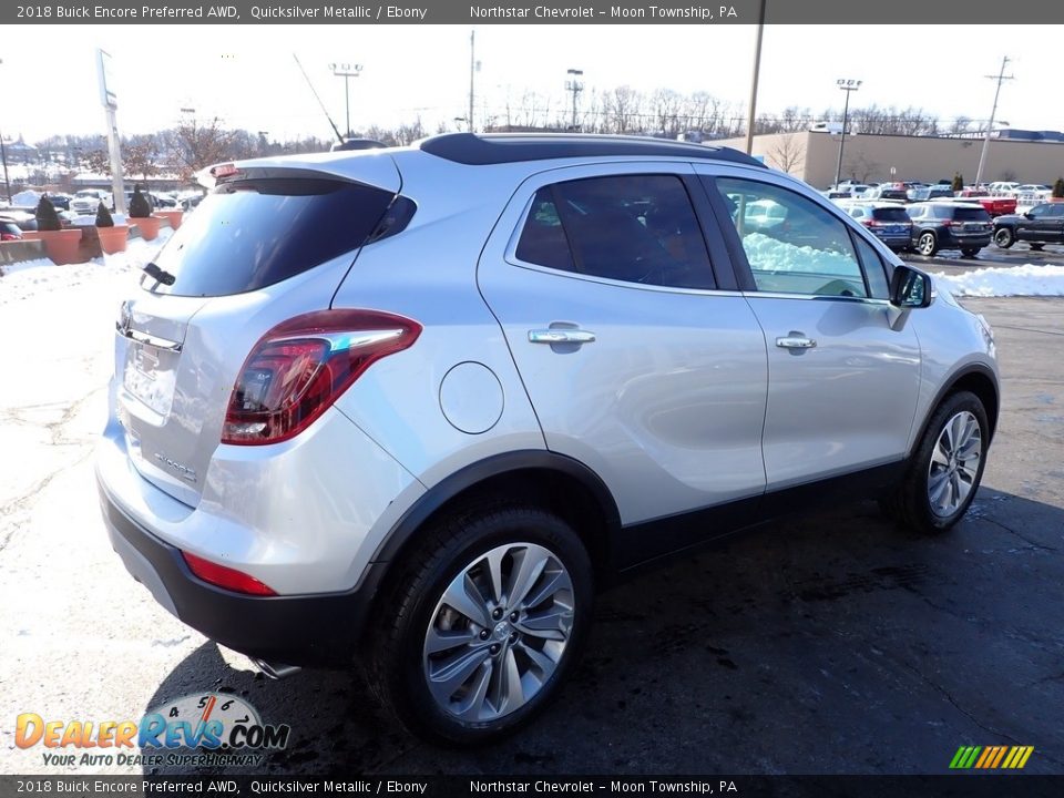 2018 Buick Encore Preferred AWD Quicksilver Metallic / Ebony Photo #9