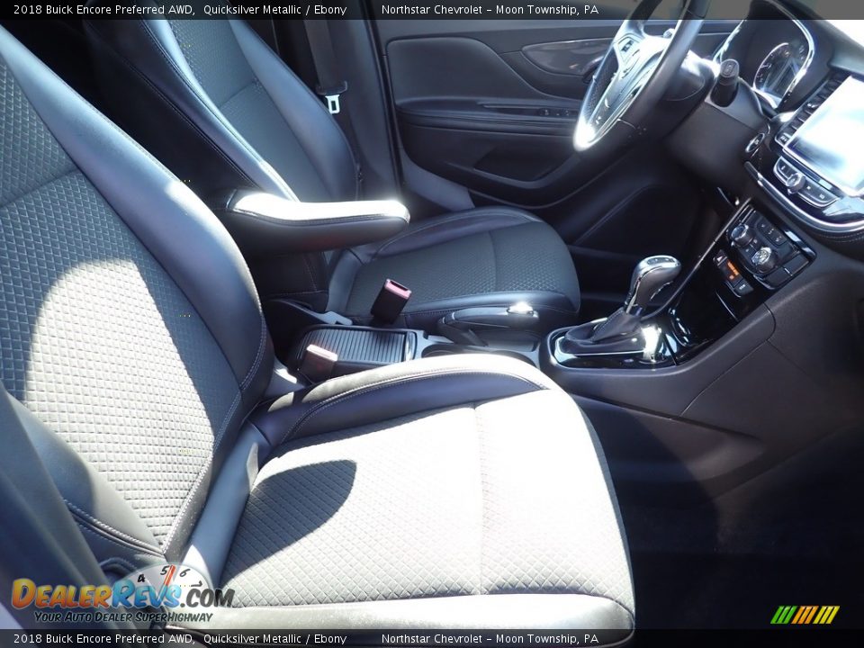 2018 Buick Encore Preferred AWD Quicksilver Metallic / Ebony Photo #15