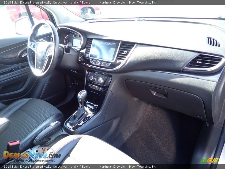 2018 Buick Encore Preferred AWD Quicksilver Metallic / Ebony Photo #16
