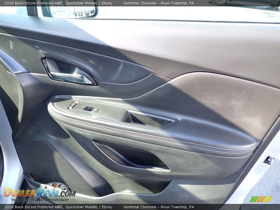 2018 Buick Encore Preferred AWD Quicksilver Metallic / Ebony Photo #17