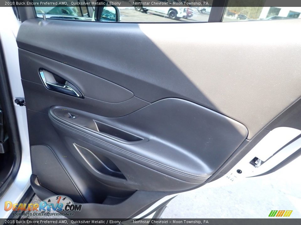 2018 Buick Encore Preferred AWD Quicksilver Metallic / Ebony Photo #19