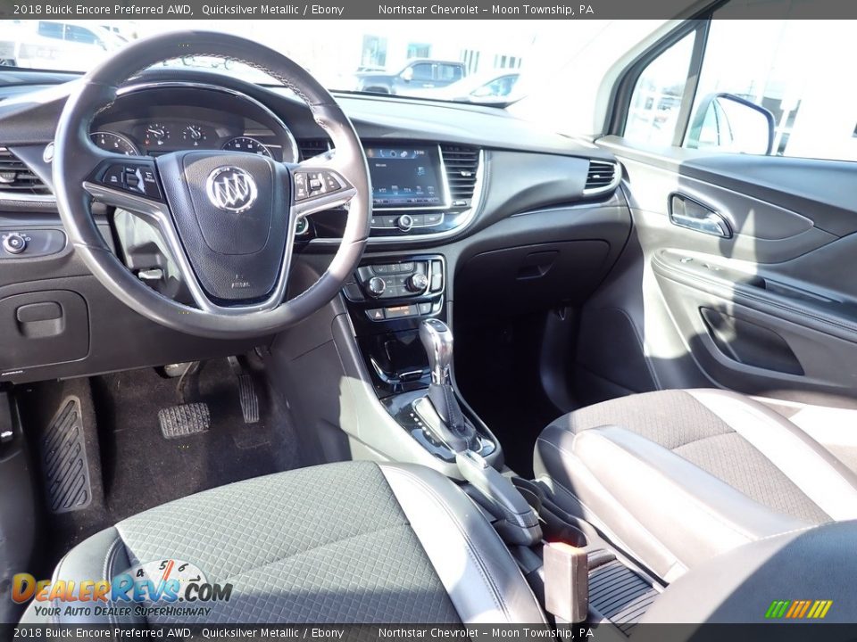 Ebony Interior - 2018 Buick Encore Preferred AWD Photo #22