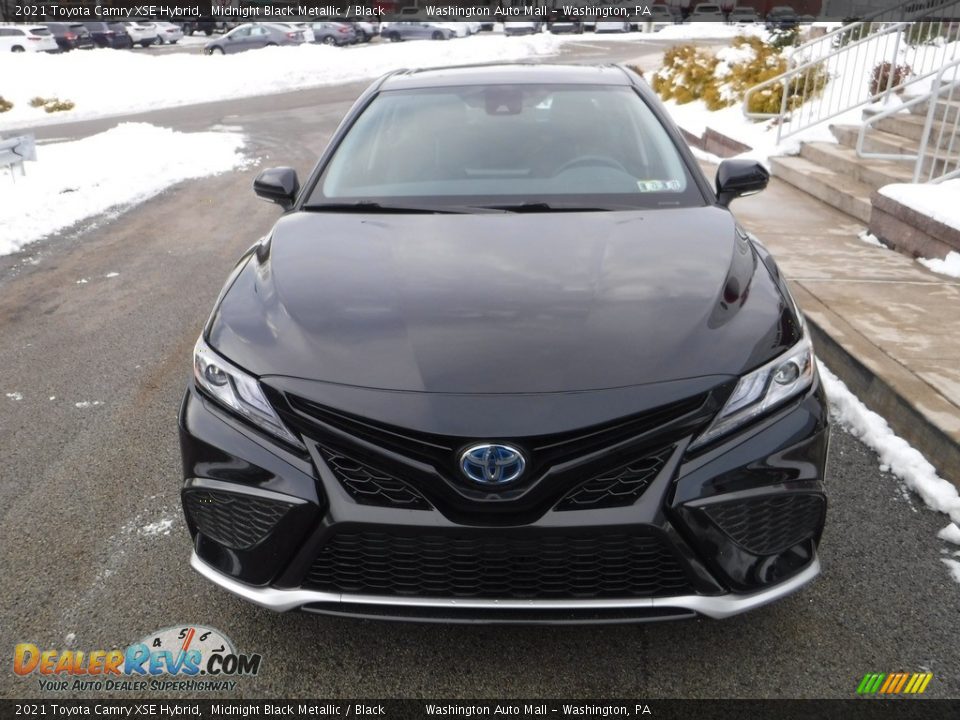 2021 Toyota Camry XSE Hybrid Midnight Black Metallic / Black Photo #13