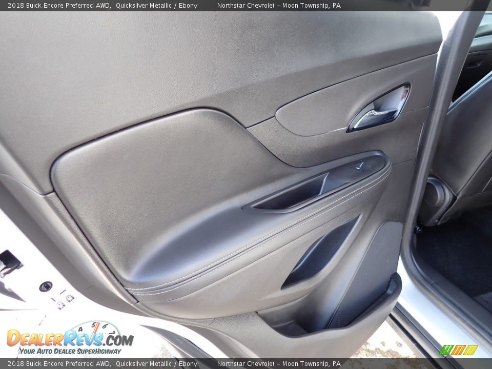 2018 Buick Encore Preferred AWD Quicksilver Metallic / Ebony Photo #23