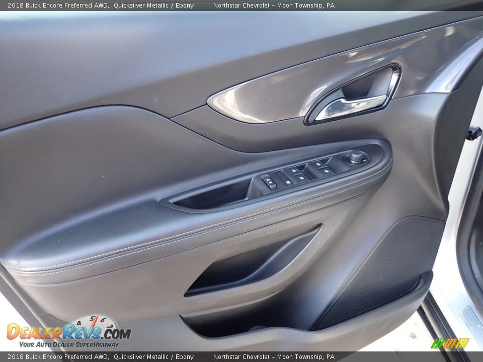 2018 Buick Encore Preferred AWD Quicksilver Metallic / Ebony Photo #24