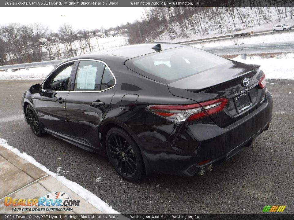 2021 Toyota Camry XSE Hybrid Midnight Black Metallic / Black Photo #17