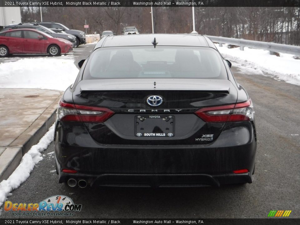 2021 Toyota Camry XSE Hybrid Midnight Black Metallic / Black Photo #18