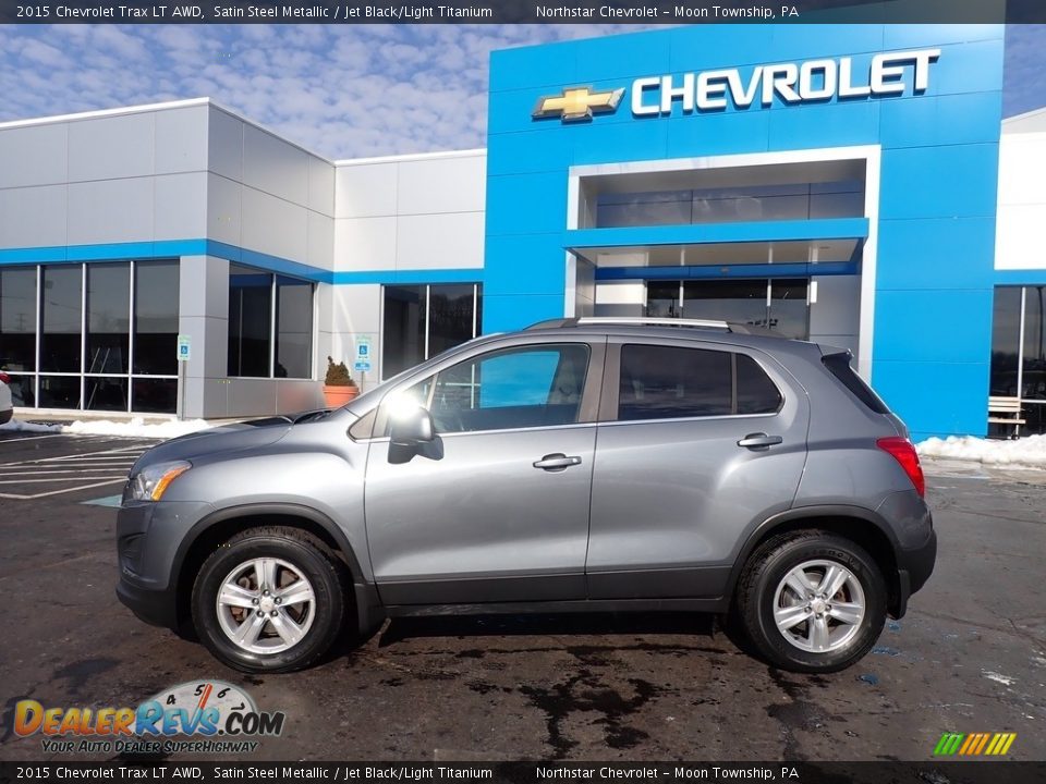 2015 Chevrolet Trax LT AWD Satin Steel Metallic / Jet Black/Light Titanium Photo #3