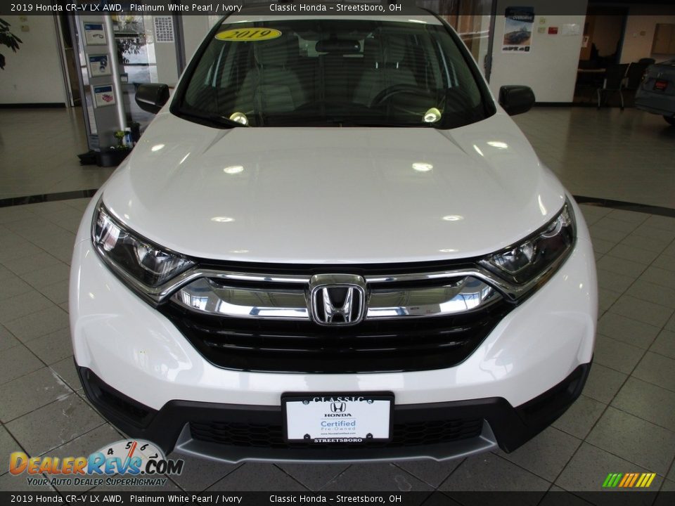 2019 Honda CR-V LX AWD Platinum White Pearl / Ivory Photo #2